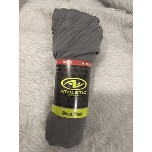Athletic Works Mens Sleep Pant Grey Pajama Bottoms Size Medium 32-34 NEW